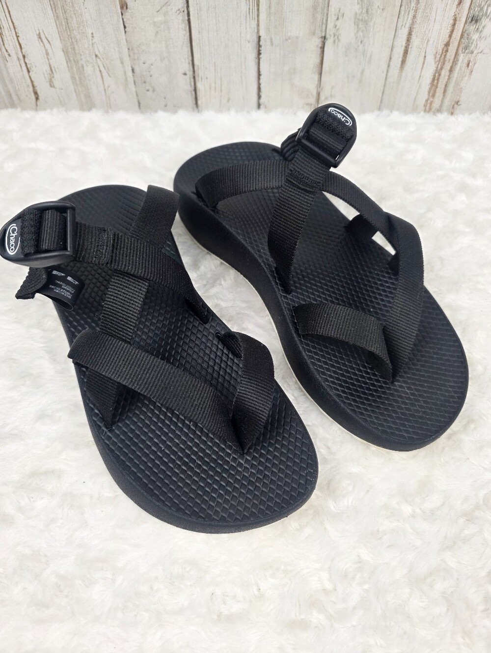 Chaco Black Strappy Sandals